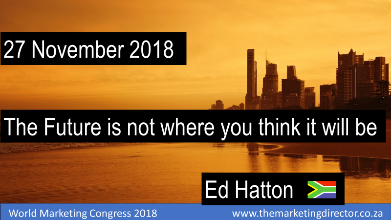Title od keynote speech to the World marketing Congress Mumbai 2018